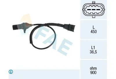 Generador de impulsos, cigüeñal FAE 79333 FAE 79333 Certificado